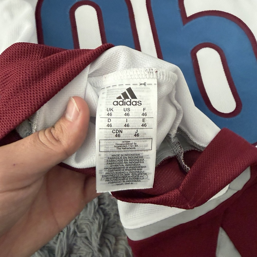 Adidas Compared Avalanche Rantanen Hockey Jersey Men's Size 46 Stitched #96 - Picture 4 of 6